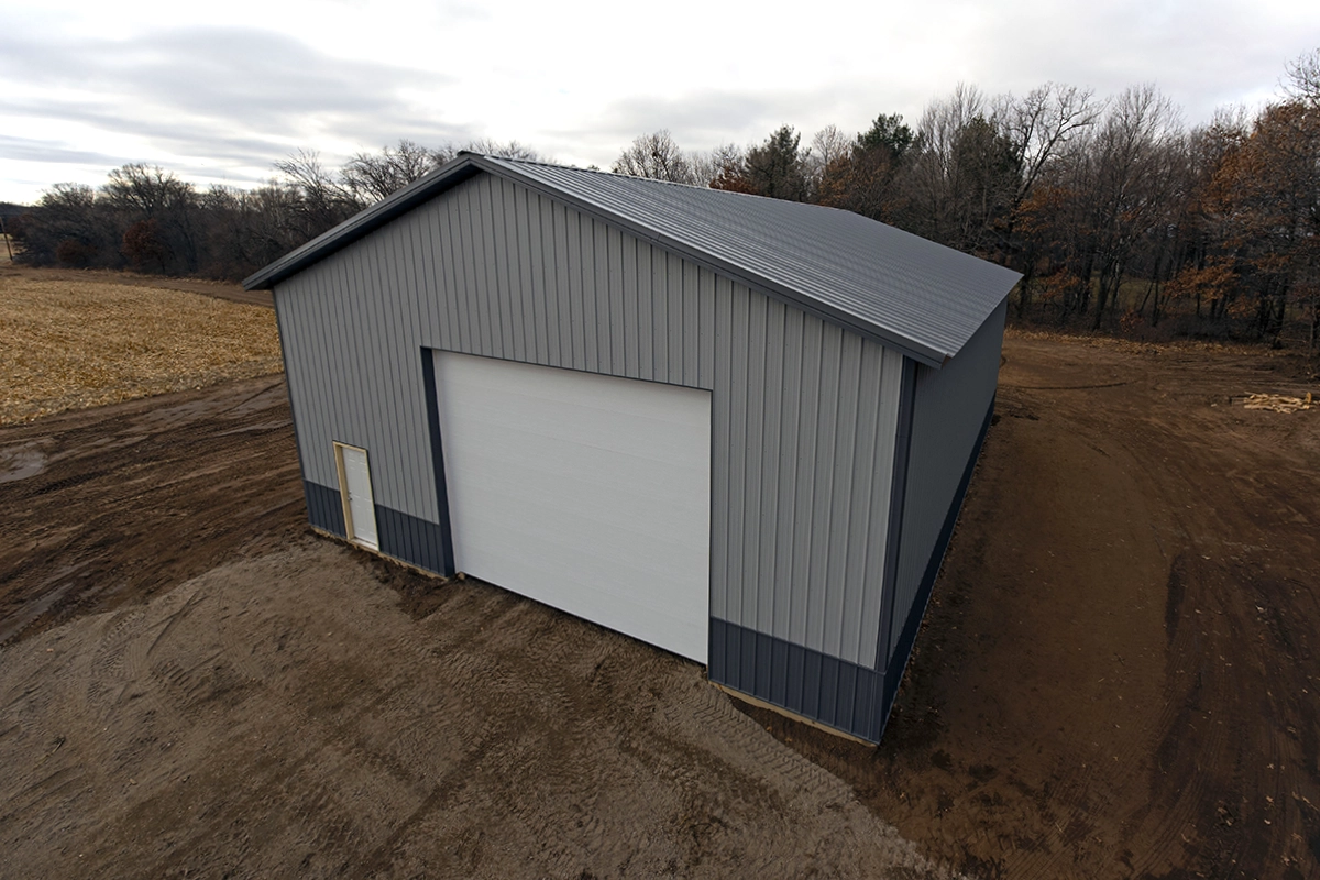 Detached Metal Garage And Workshop Build In Oak Grove, MN